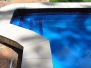 Pools painted with  Royal Blue - Pacific colour