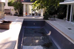 Pools painted with Slate Grey colour