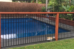 Ex vinyl liner pool restored with EPOTEC Royal Blue in Mackay QLD 2016