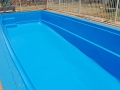 Figreglass pool painted EPOTEC Tasman - Dark Blue 02