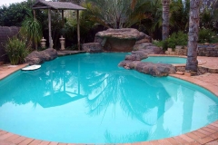 Pools painted with Pale Jade colour