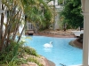 Sheraton Mirage Hotel and Resort with white swan 