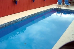 Pools painted with  Tasman colour